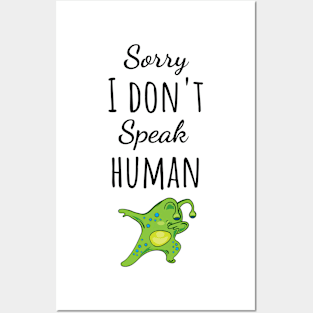 Sorry I Don't Speak Human Posters and Art